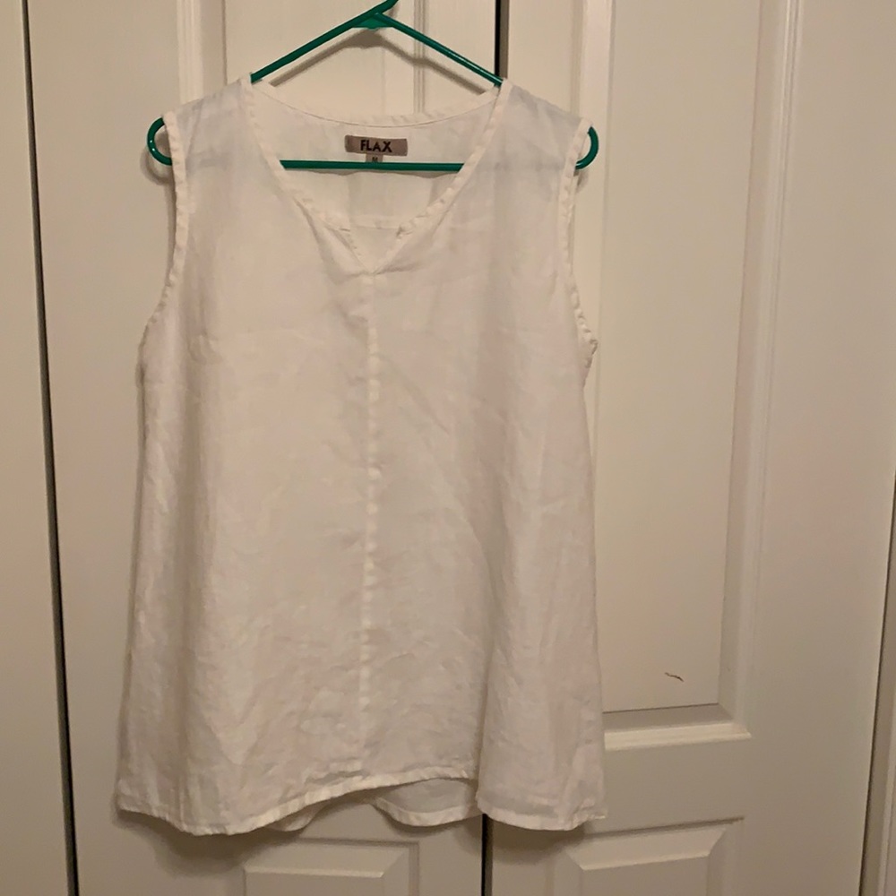 Flax linen top